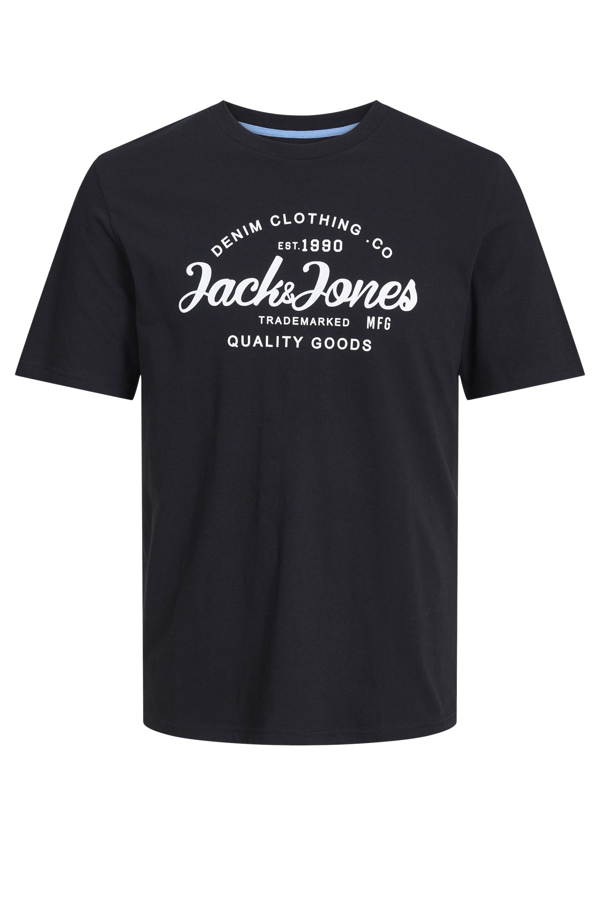 Jack & Jones Erkek Tişört 12247972 Siyah