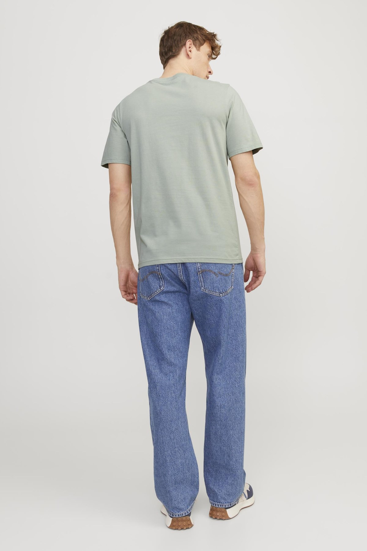 Jack & Jones Erkek Tişört 12247972 Yeşil