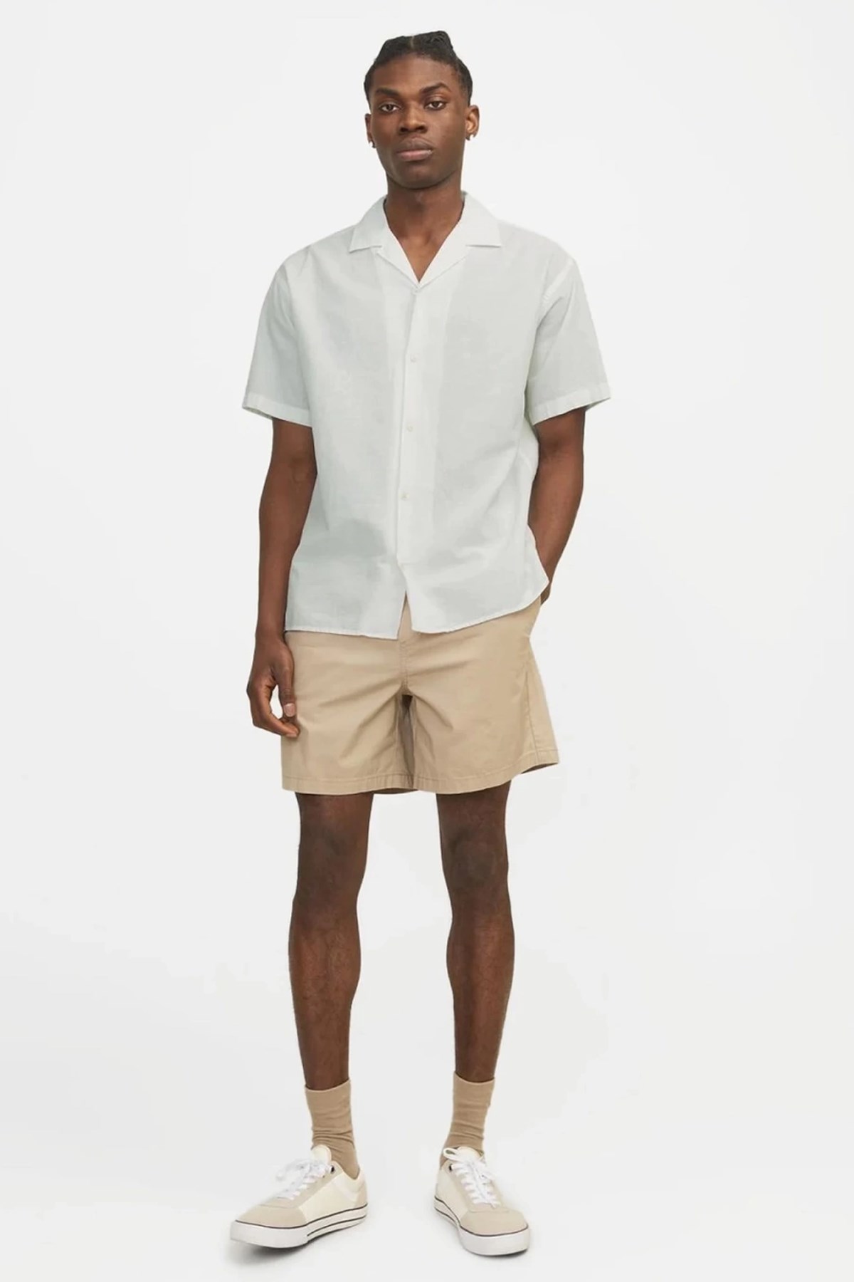 Jack & Jones Erkek Gömlek 12248594 Beyaz