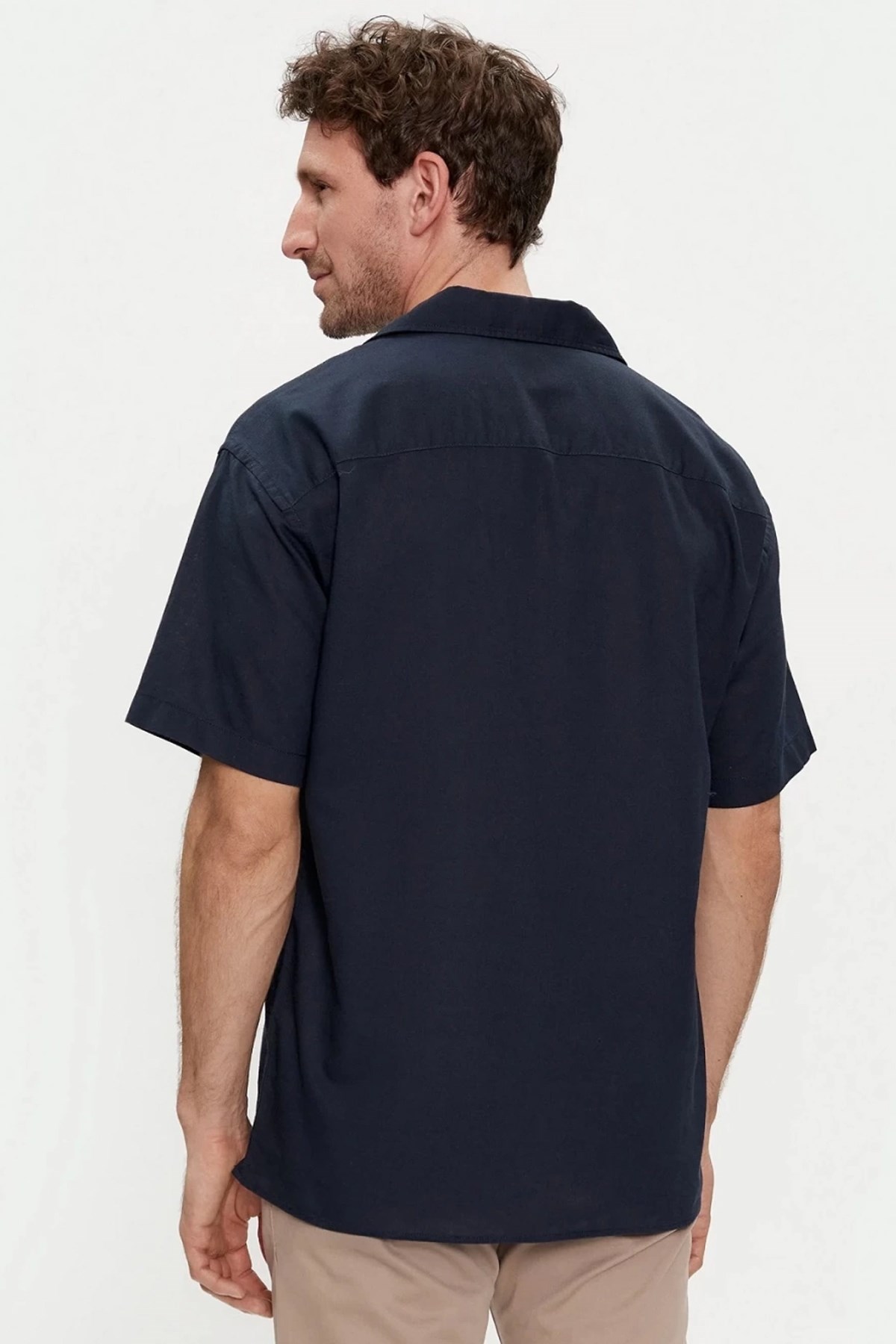 Jack & Jones Erkek Gömlek 12248594 Lacivert