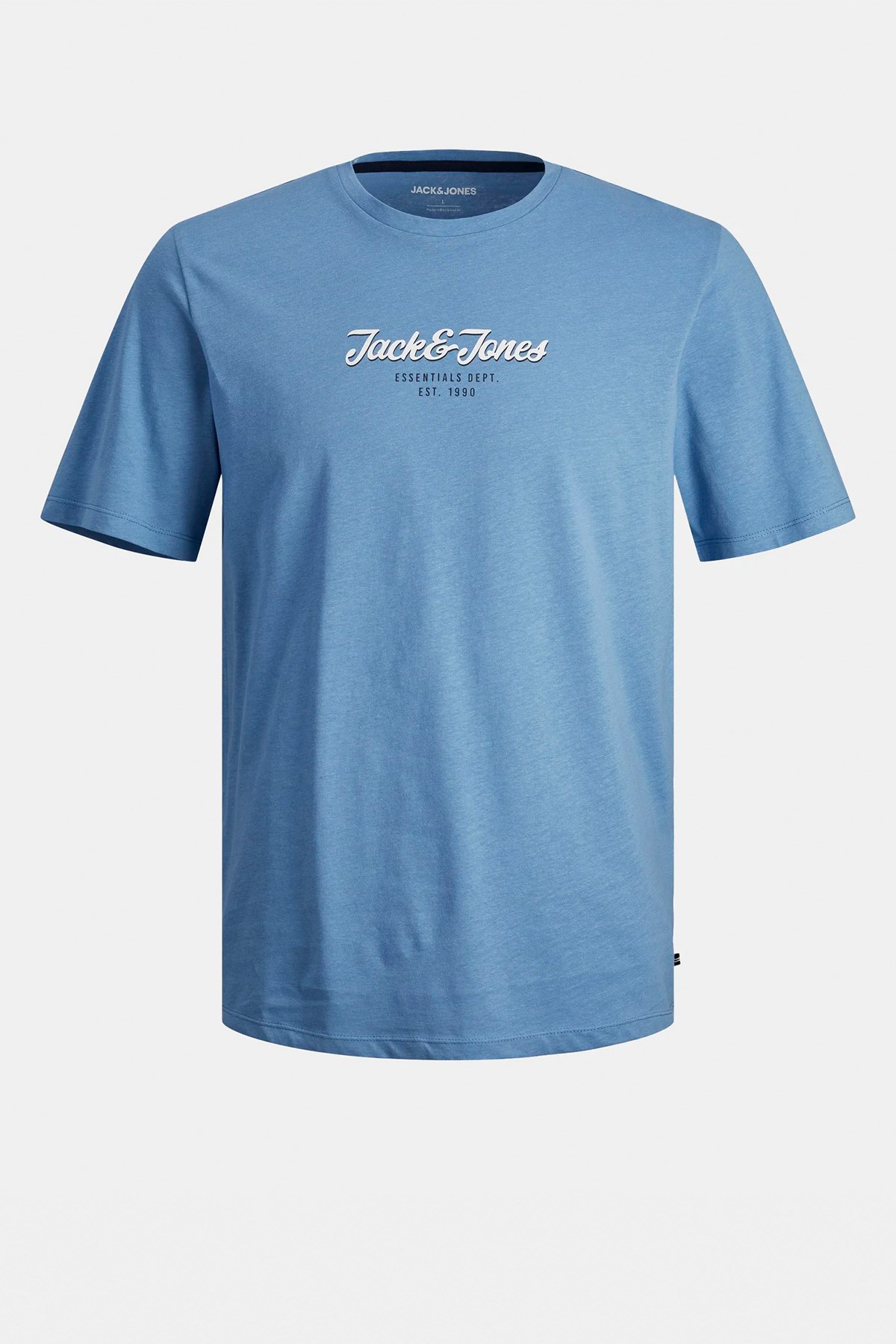 Jack & Jones Erkek Tişört 12248600 Mavi