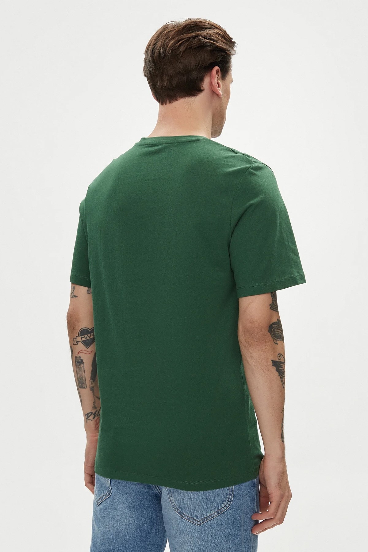 Jack & Jones Erkek Tişört 12248600 Yeşil