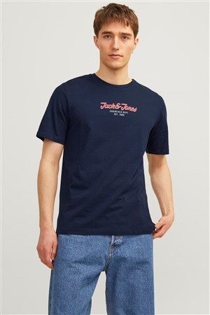 Jack & Jones Erkek Tişört 12248600 Lacivert