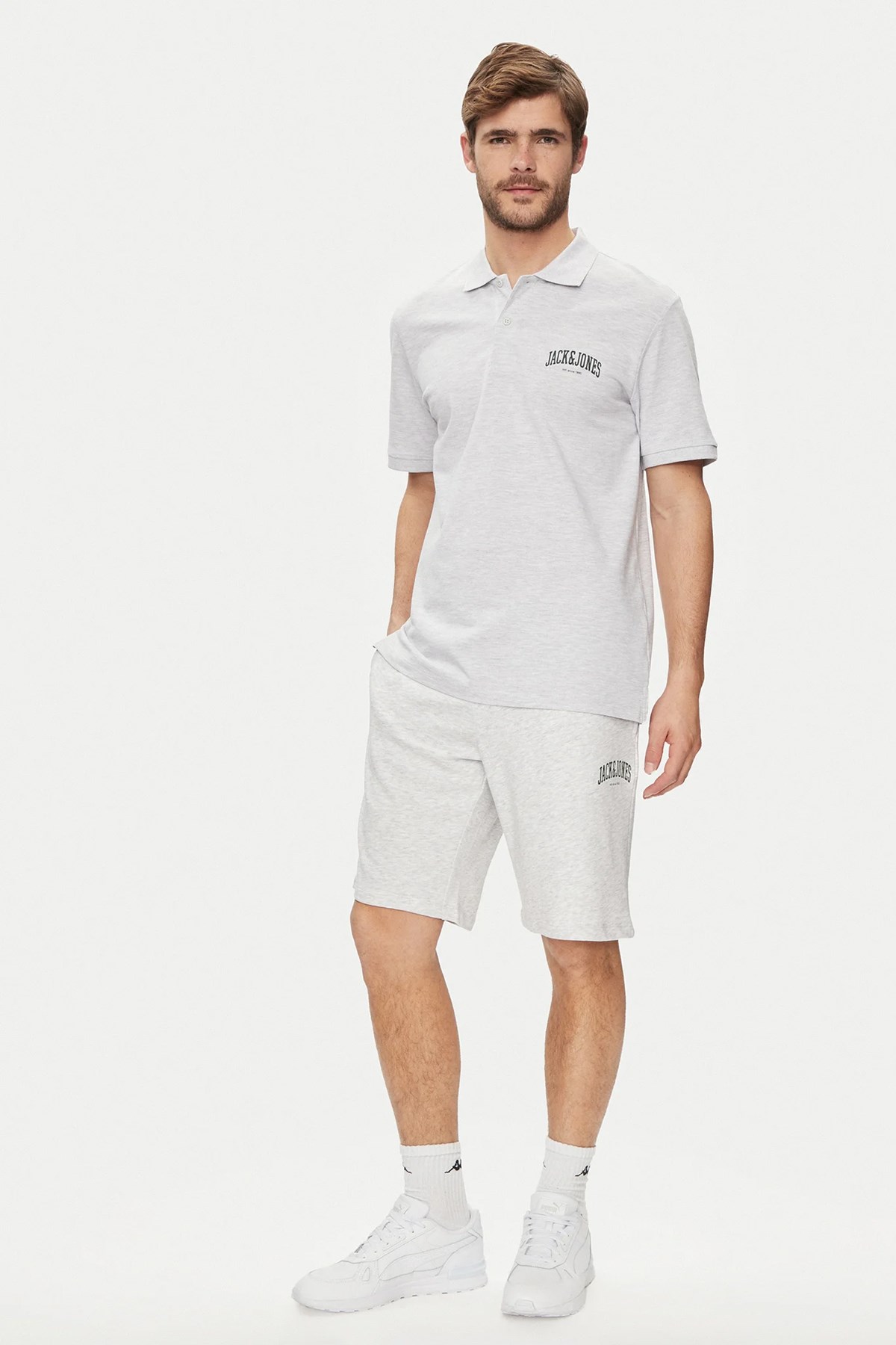 Jack & Jones Erkek Şort 12248833 Beyaz