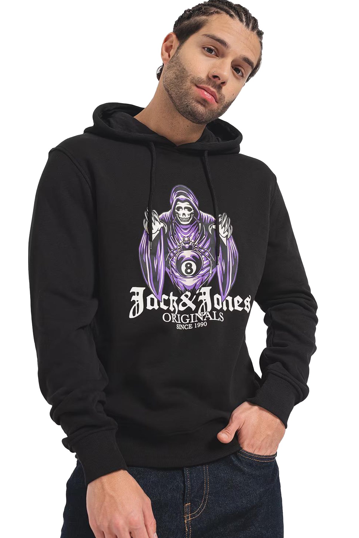 Jack & Jones Erkek Sweatshirts 12248898 Siyah