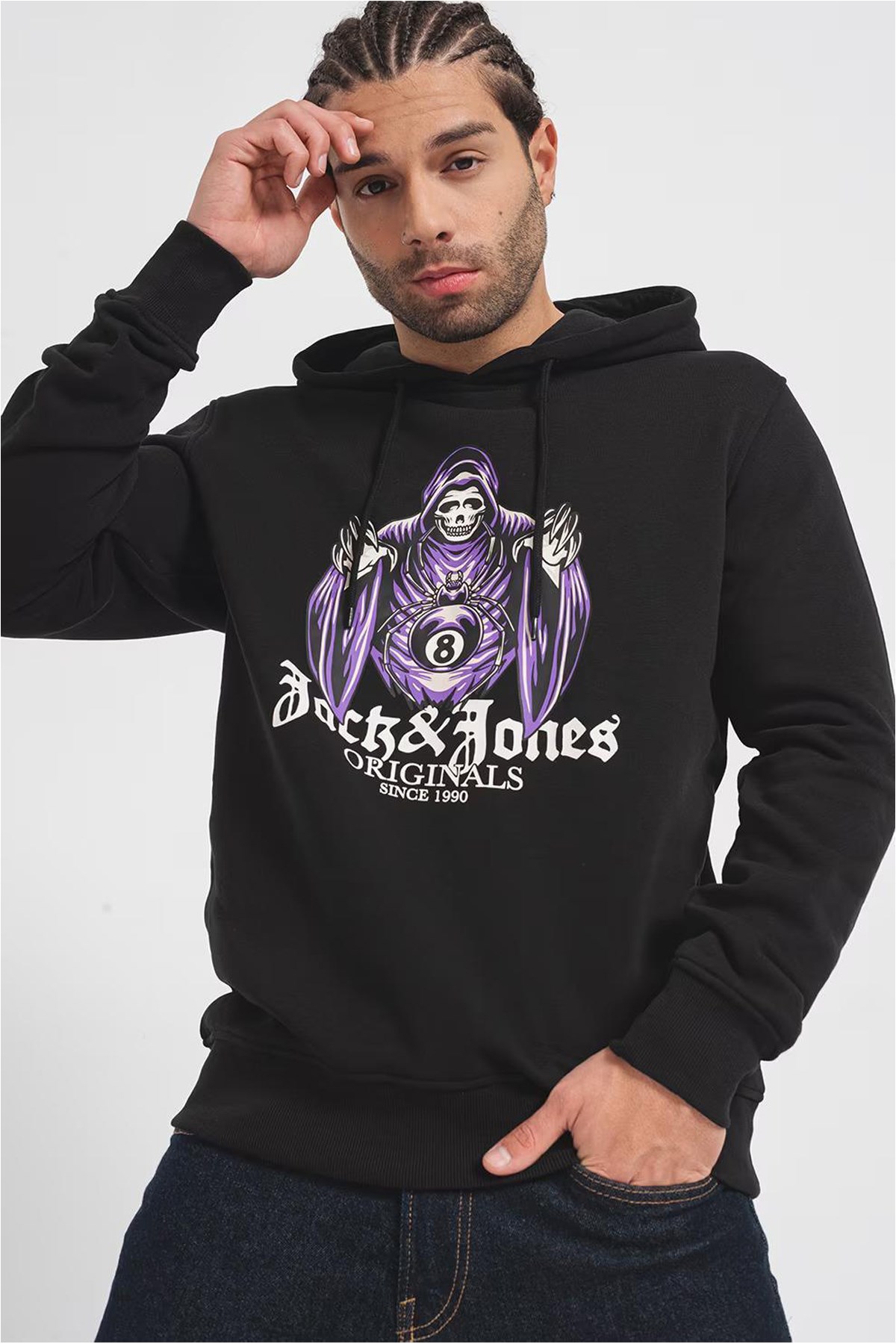 Jack & Jones Erkek Sweatshirts 12248898 Siyah