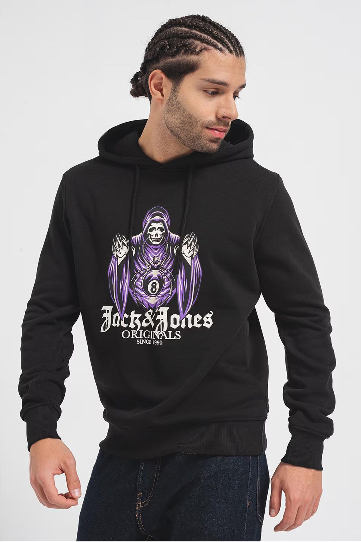 Jack & Jones Erkek Sweatshirts 12248898 Siyah
