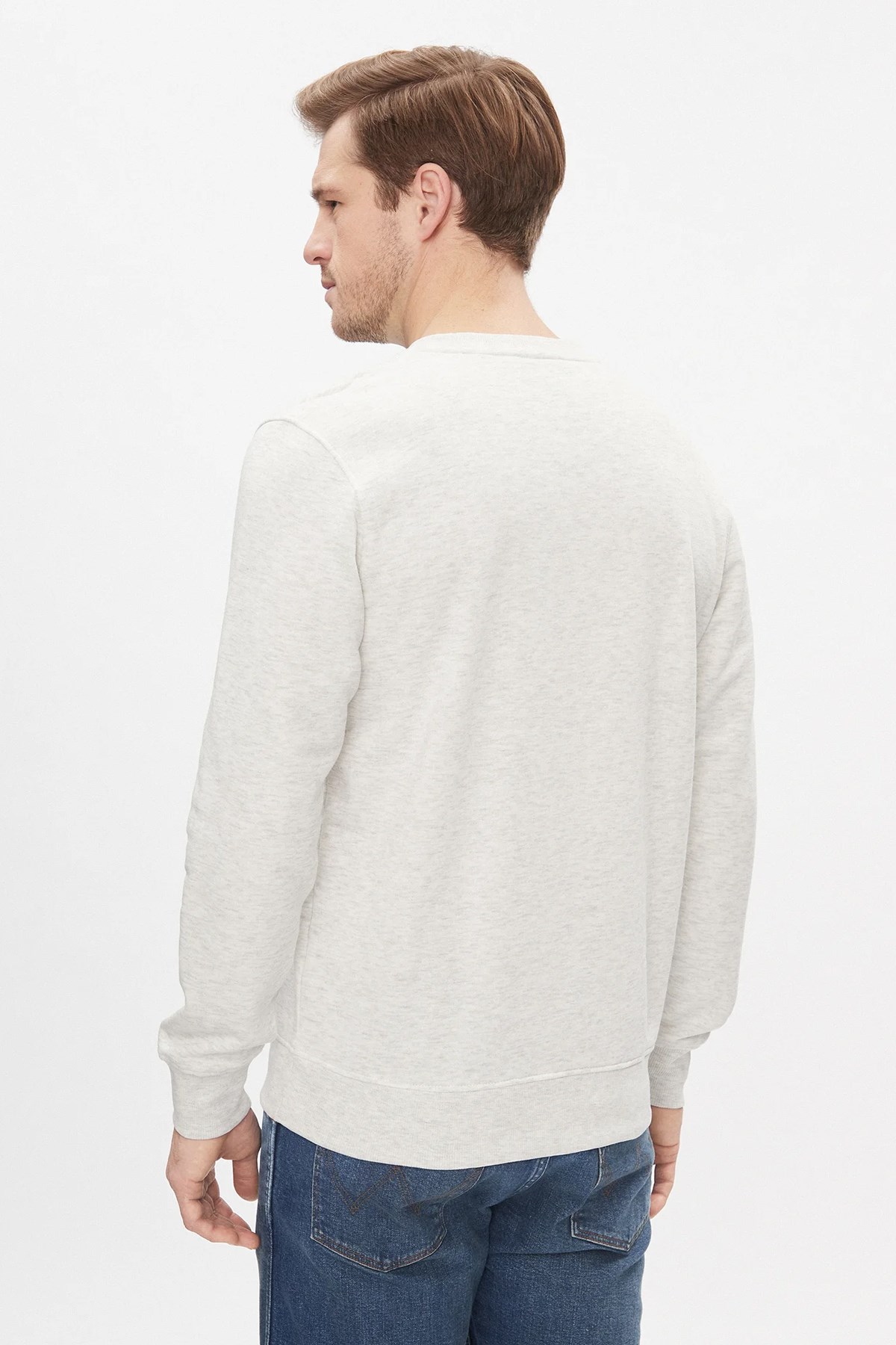 Jack & Jones Erkek Sweatshirts 12248906 Beyaz