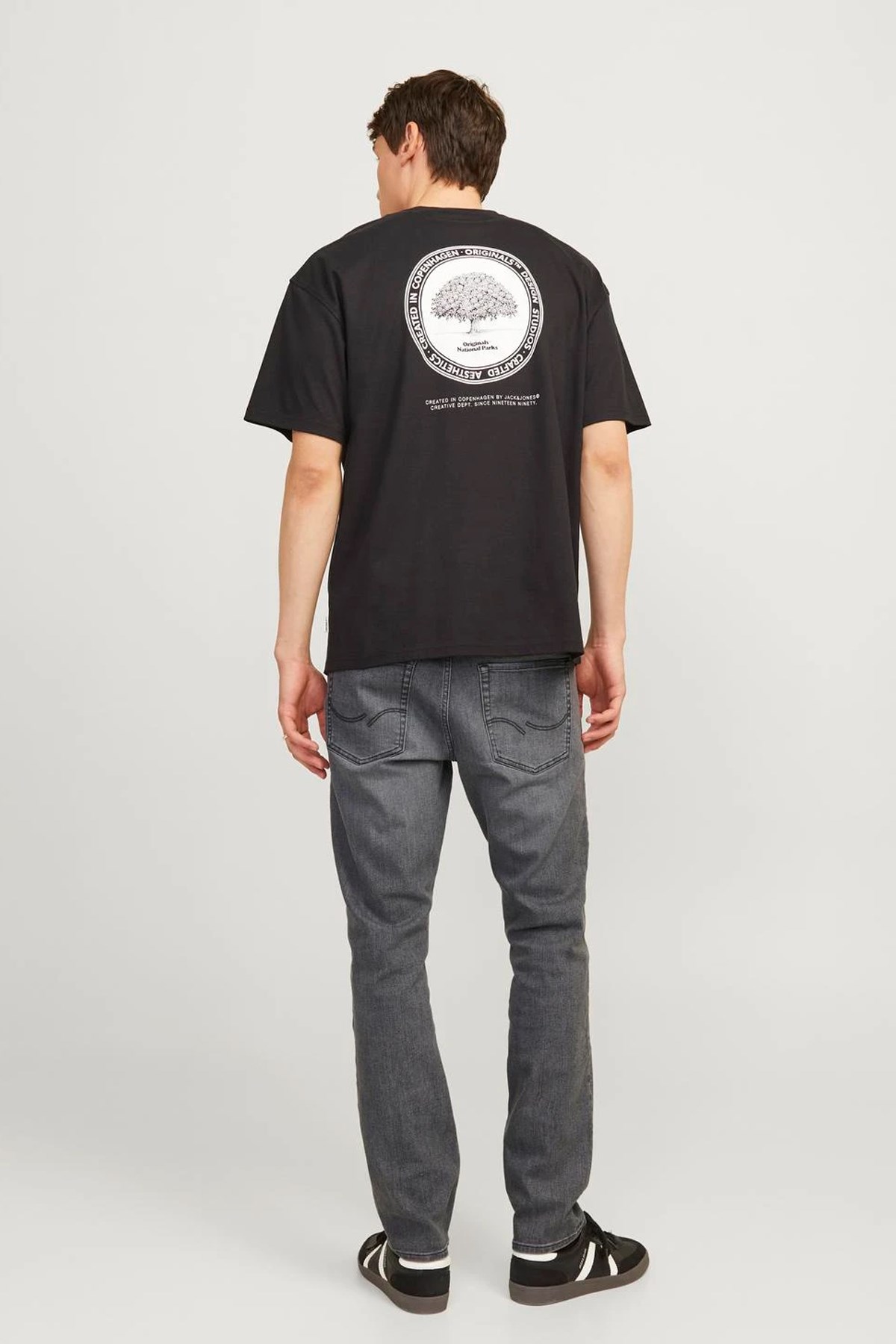 Jack & Jones Jjiglenn Jjoriginal Sq 703 Erkek Jean 12249189 Gri