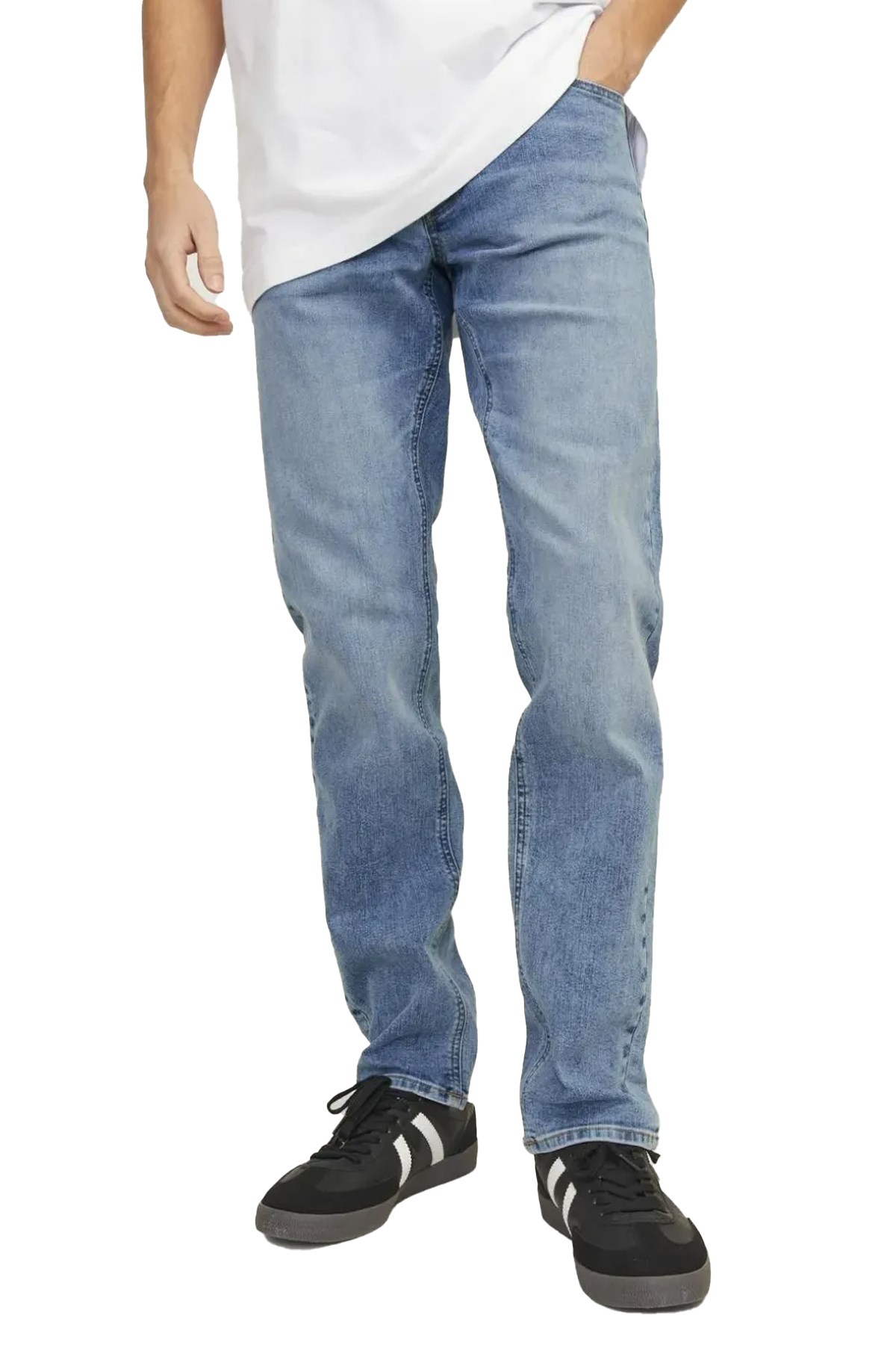 Jack & Jones Erkek Jeans 12249191 Mavi