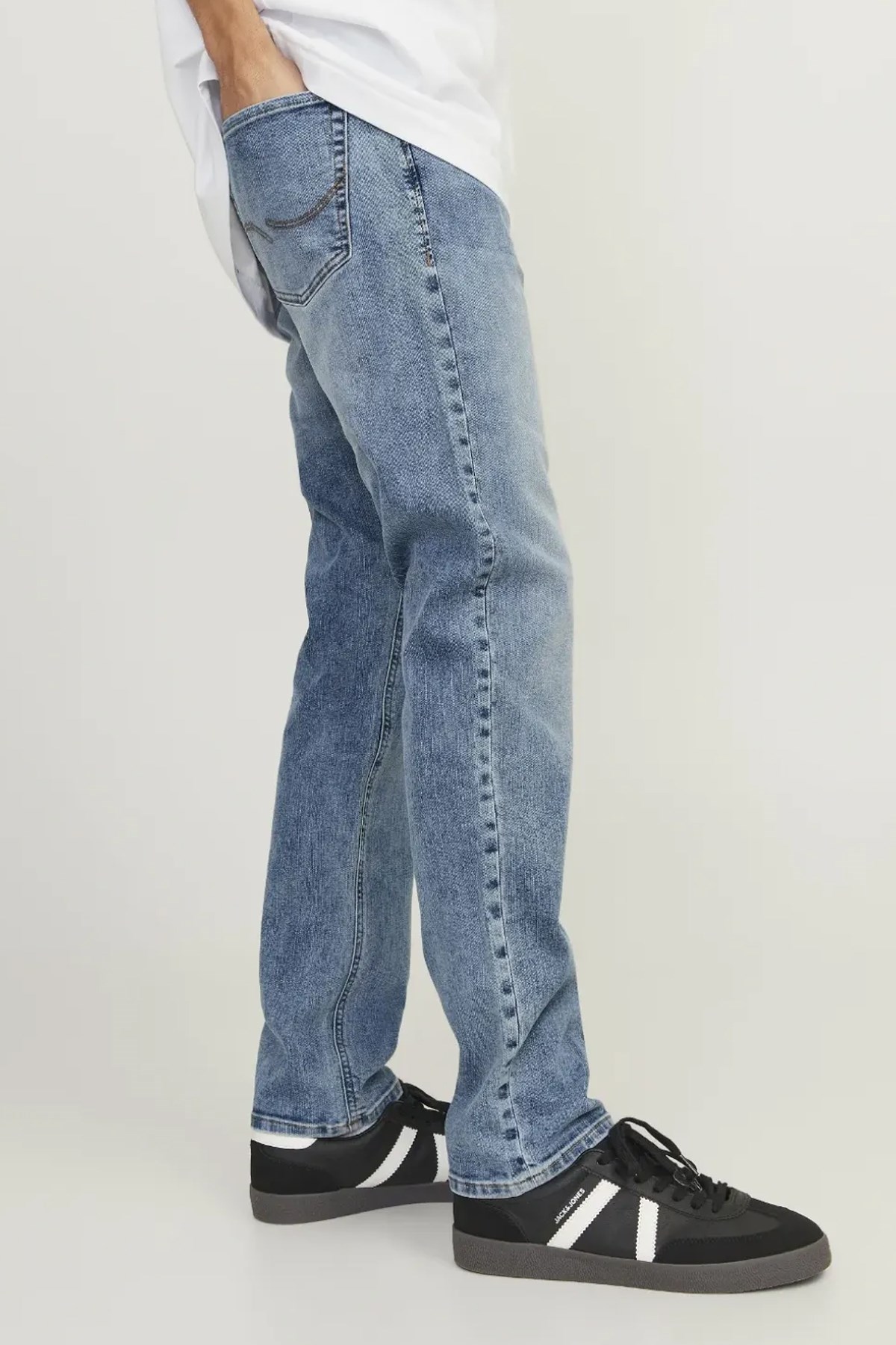 Jack & Jones Erkek Jeans 12249191 Mavi