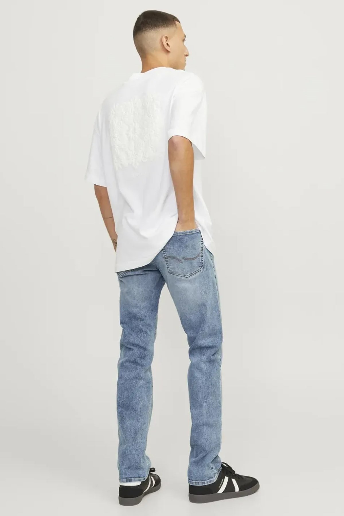 Jack & Jones Erkek Jeans 12249191 Mavi
