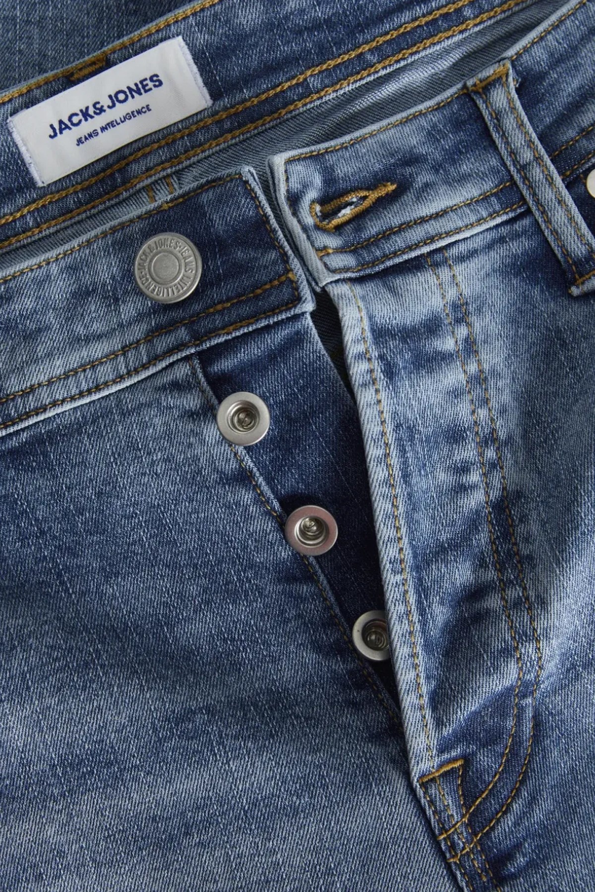 Jack & Jones Erkek Jeans 12249191 Mavi