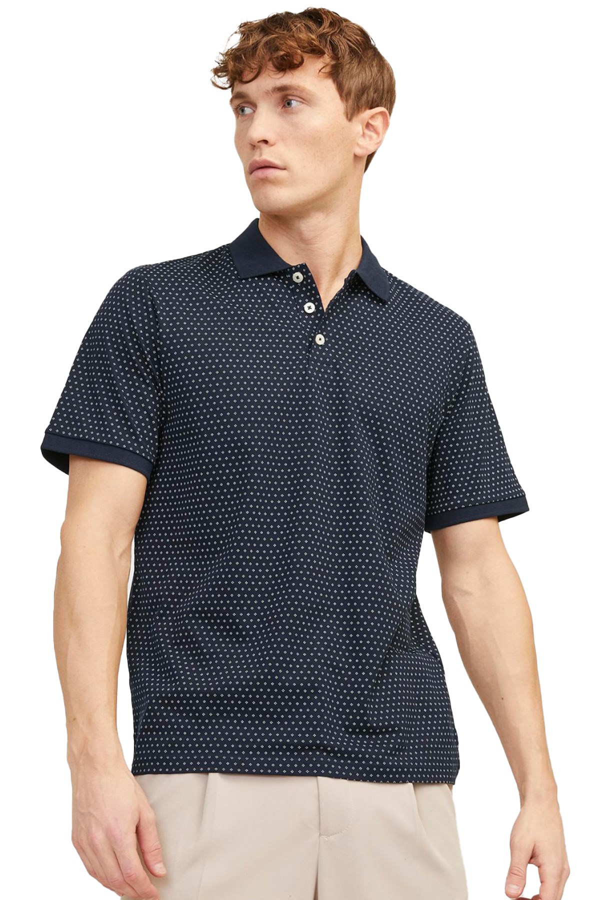 Jack & Jones Erkek Polo Yaka Tişört 12249286 Lacivert