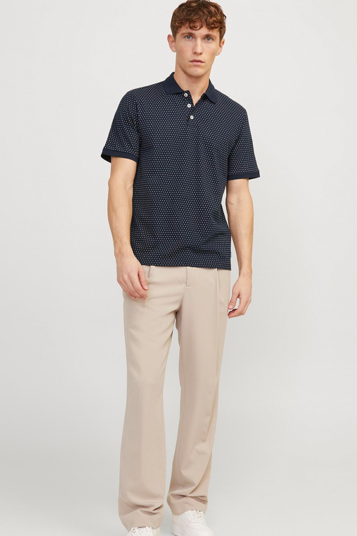 Jack & Jones Erkek Polo Yaka Tişört 12249286 Lacivert