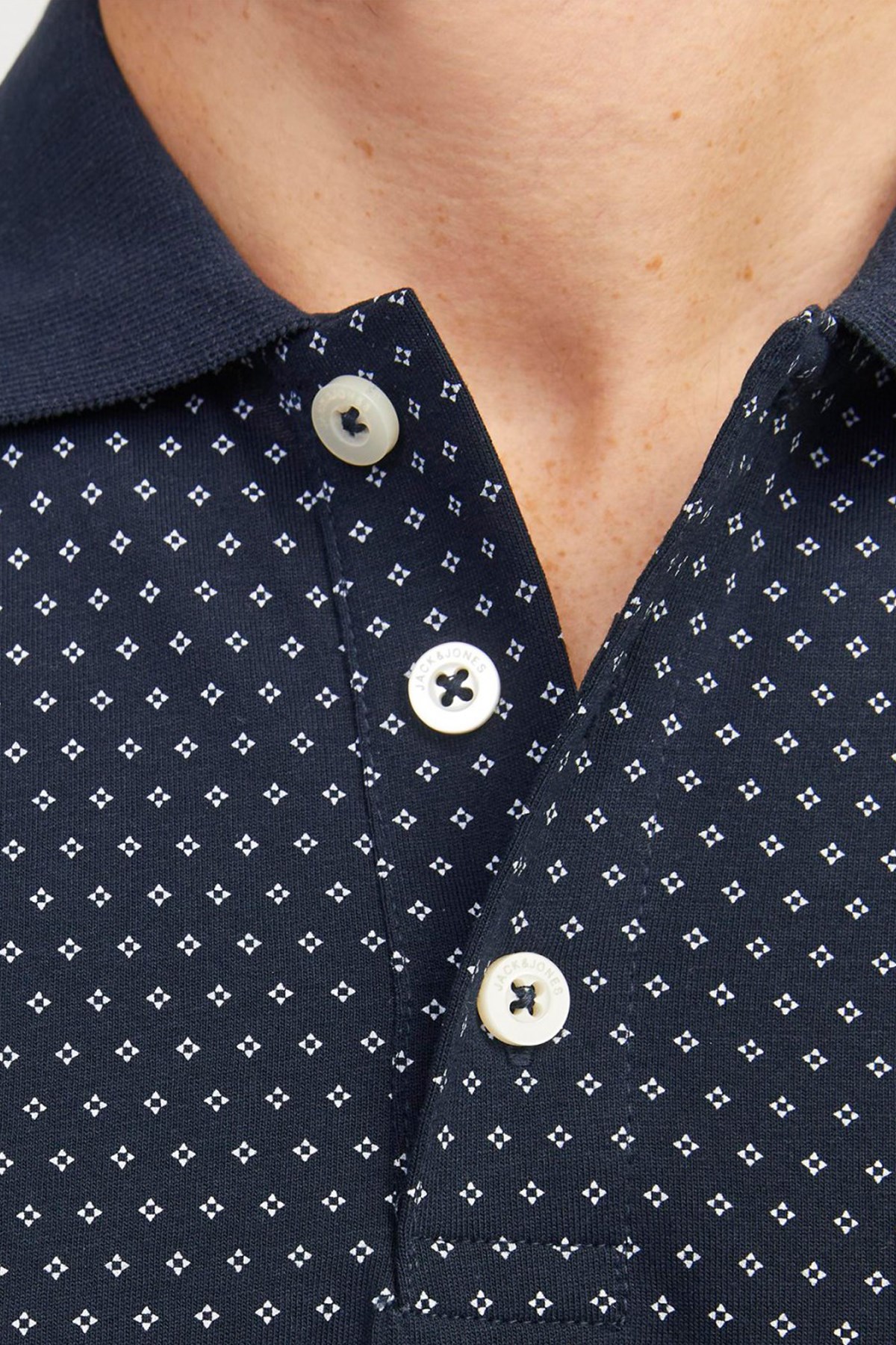Jack & Jones Erkek Polo Yaka Tişört 12249286 Lacivert