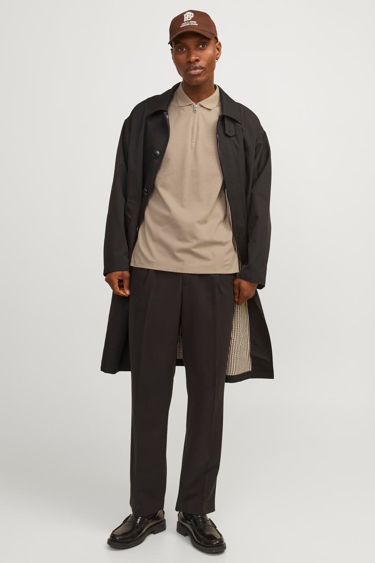 Jack & Jones Erkek Polo Yaka Tişört 12249324 Bej