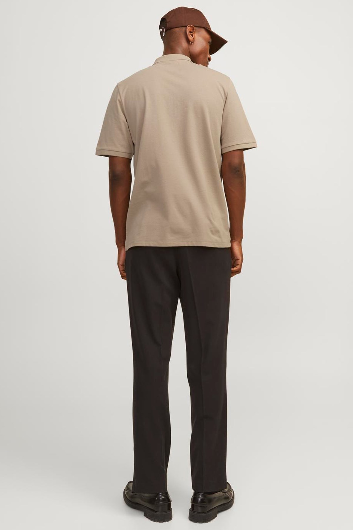 Jack & Jones Erkek Polo Yaka Tişört 12249324 Bej