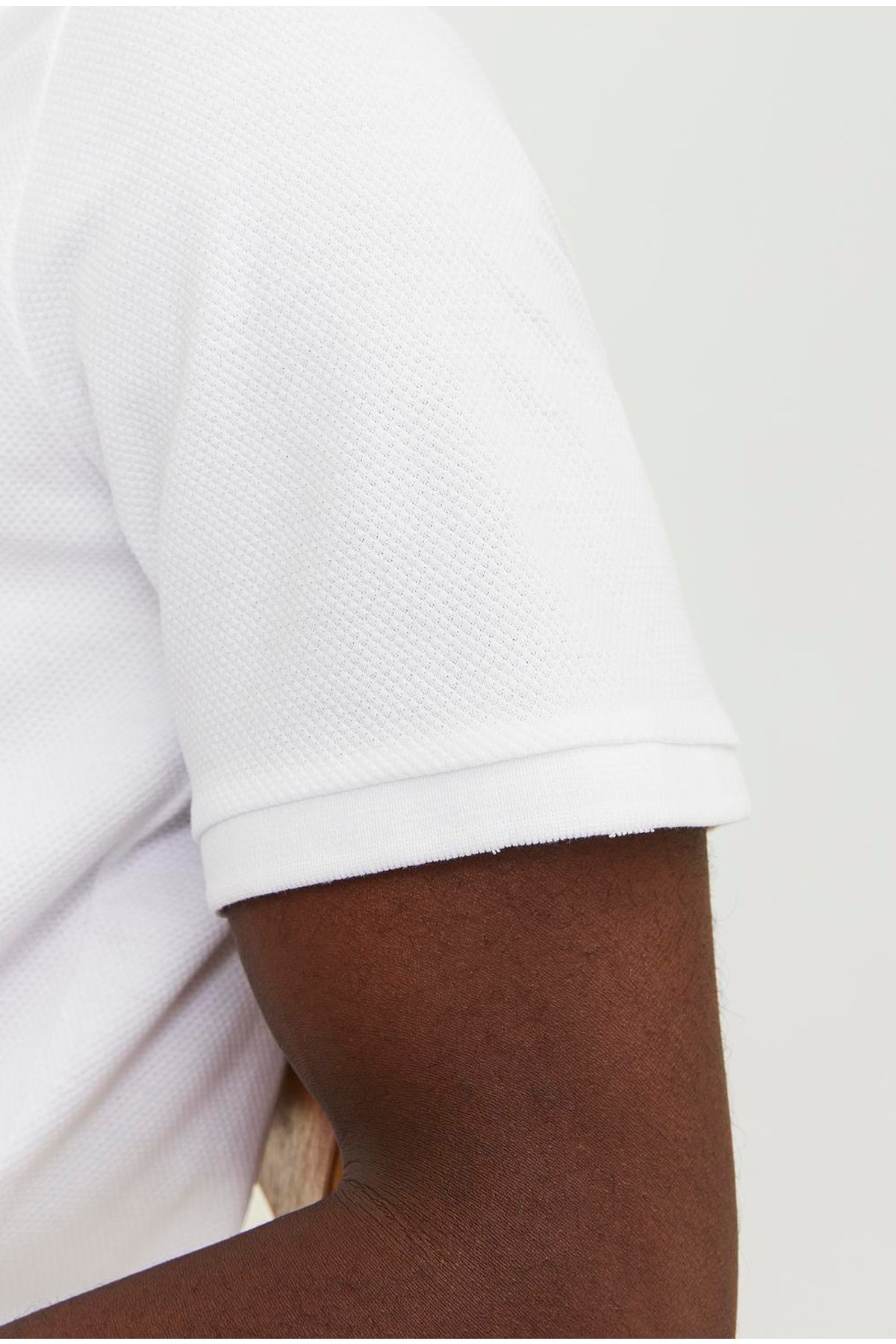 Jack & Jones Erkek Polo Yaka Tişört 12249324 Beyaz