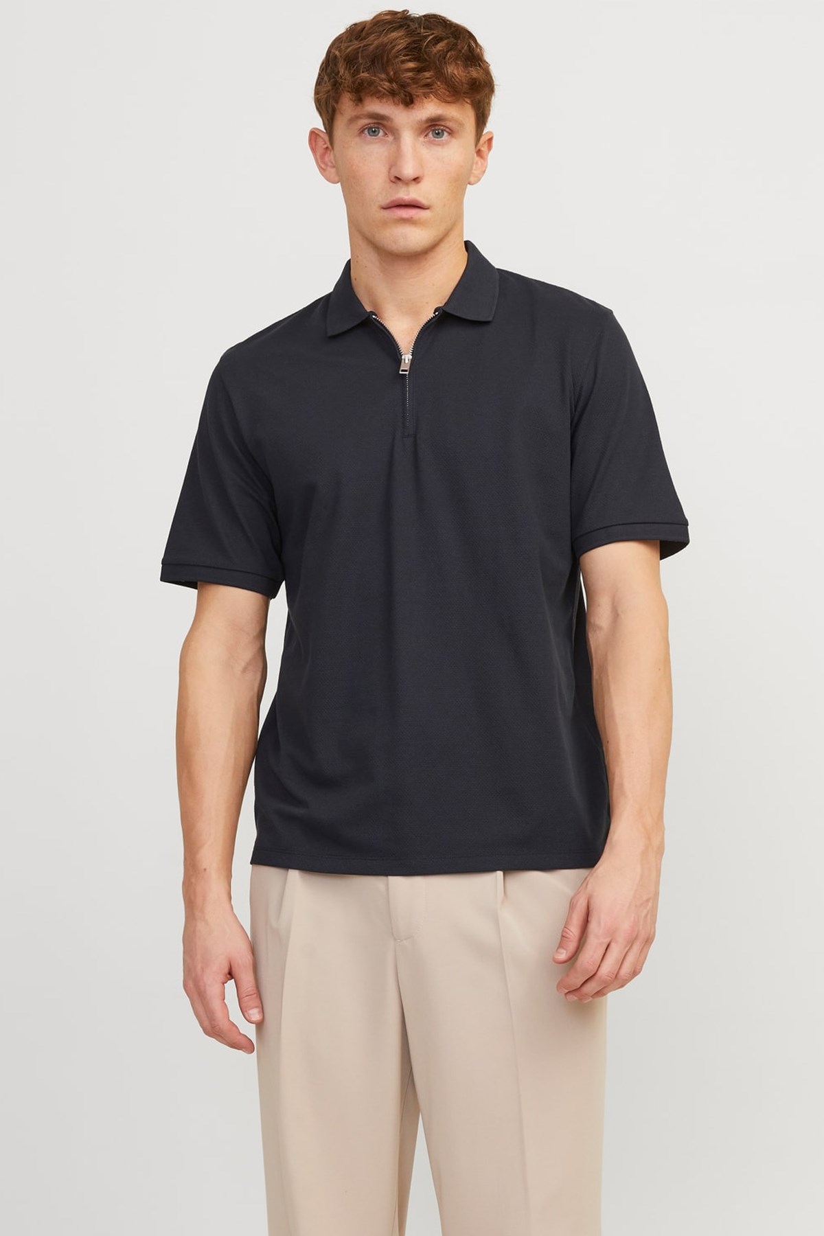 Jack & Jones Erkek Polo Yaka Tişört 12249324 Lacivert
