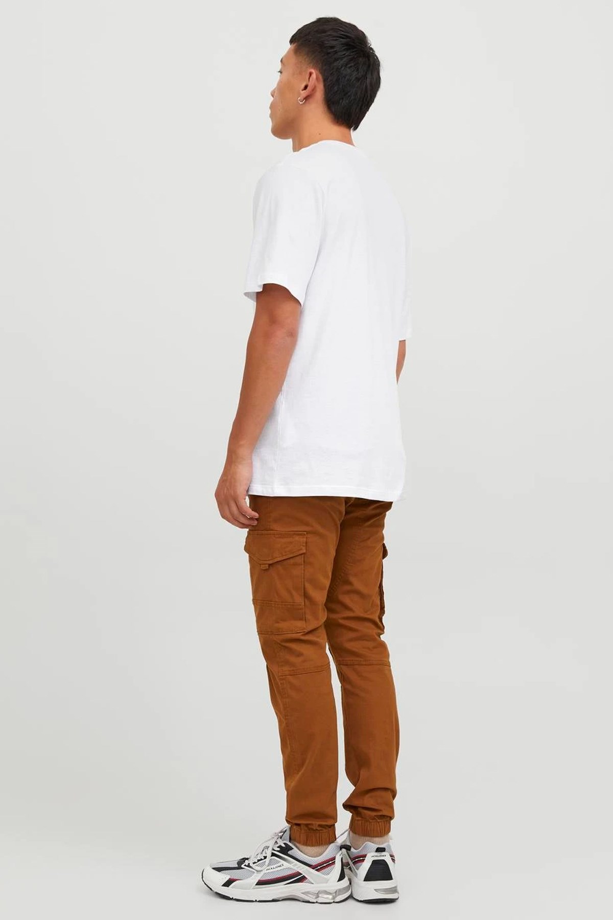 Jack & Jones Erkek Tişört 12249331 Beyaz