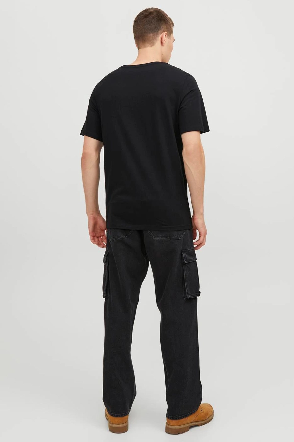 Jack & Jones Erkek Tişört 12249331 Siyah