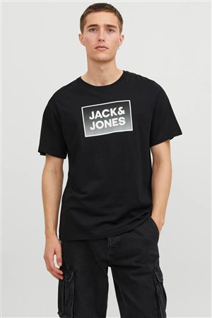 Jack & Jones Erkek Tişört 12249331 Siyah