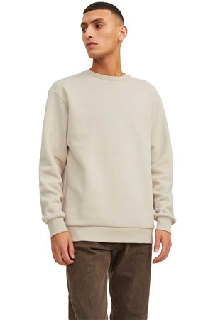 Jack & Jones Jjebradley Erkek Sweatshirt 12249341 Bej
