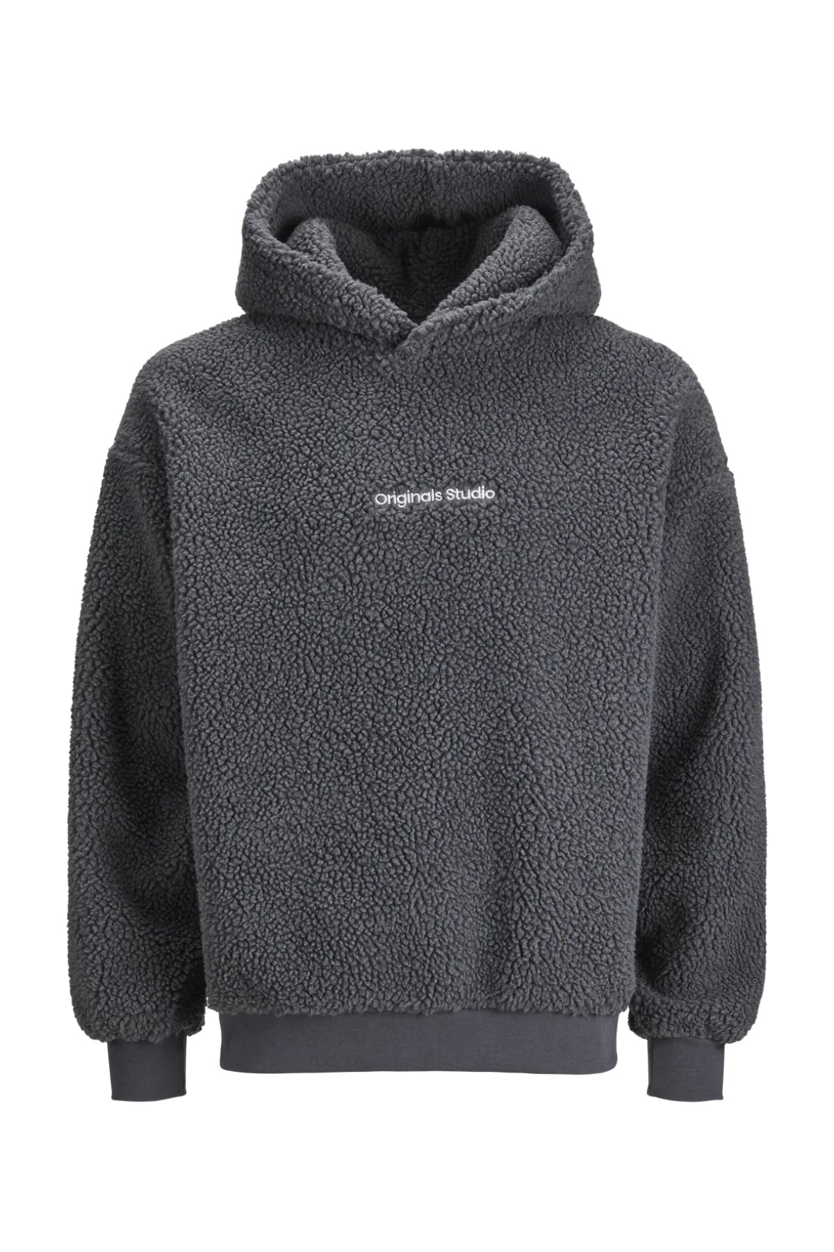 Jack & Jones Jorvesterbro Teddy Erkek Sweatshirt 12249364 Antrasit