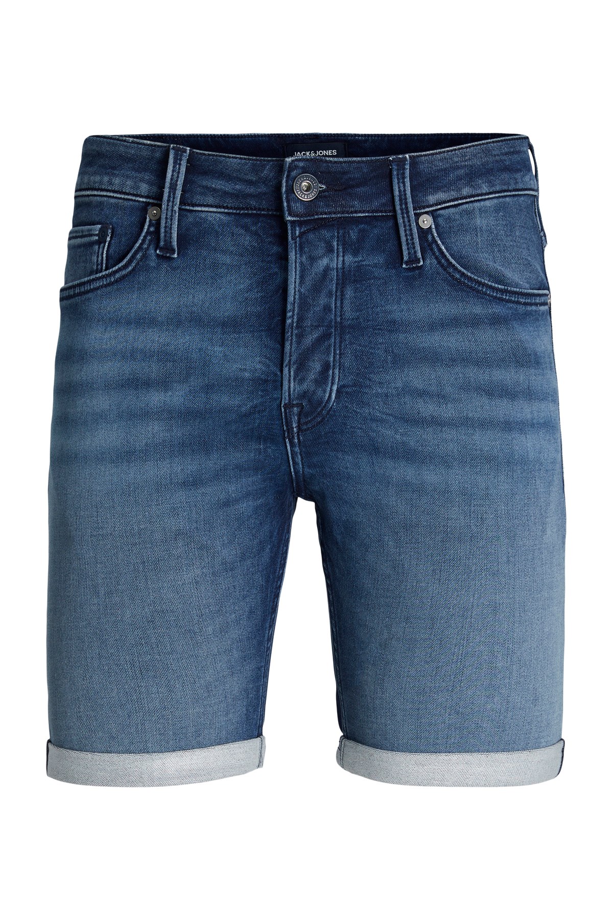 Jack & Jones Erkek Kot Şort 12250169 Mavi