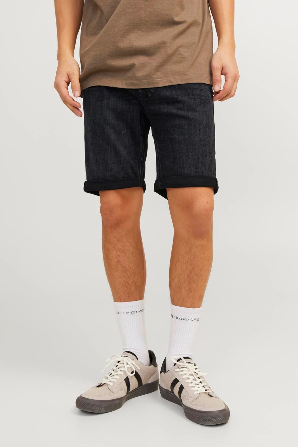 Jack & Jones Erkek Kot Şort 12250177 Siyah