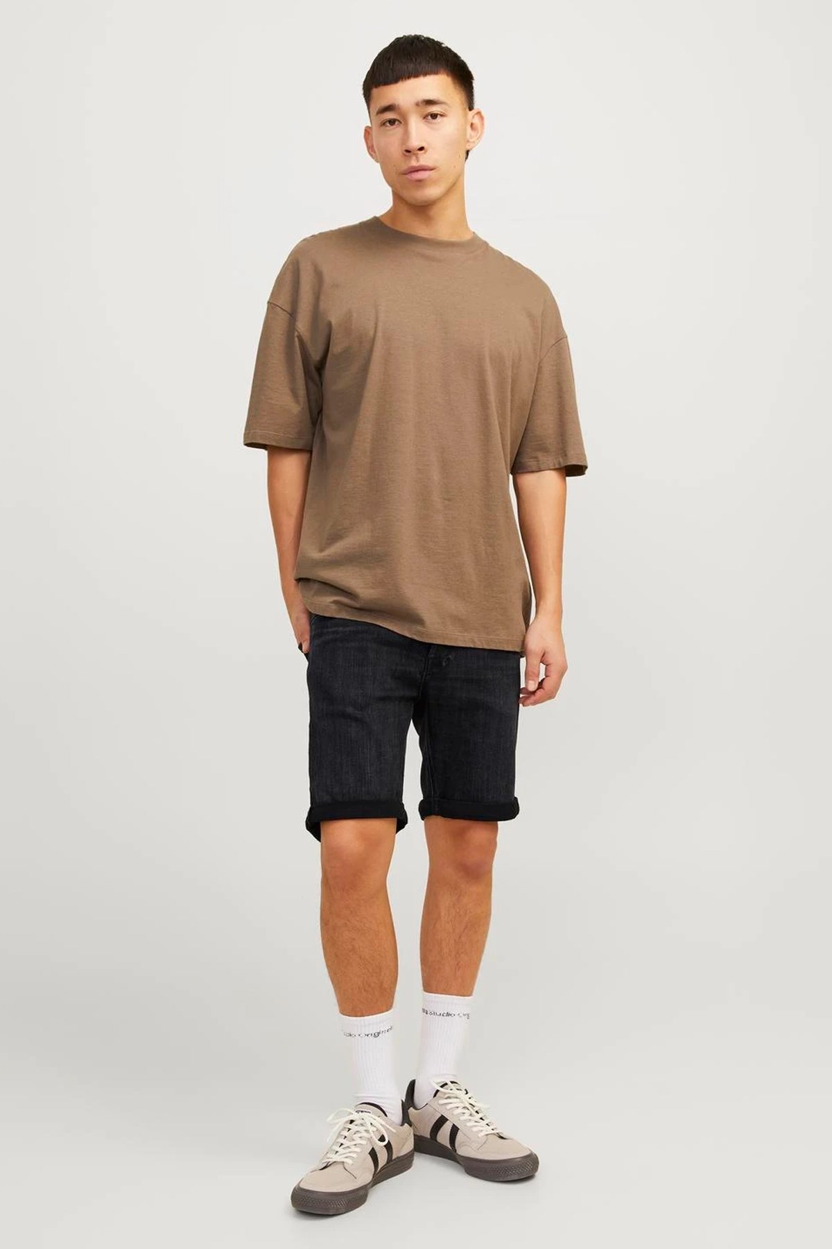 Jack & Jones Erkek Kot Şort 12250177 Siyah