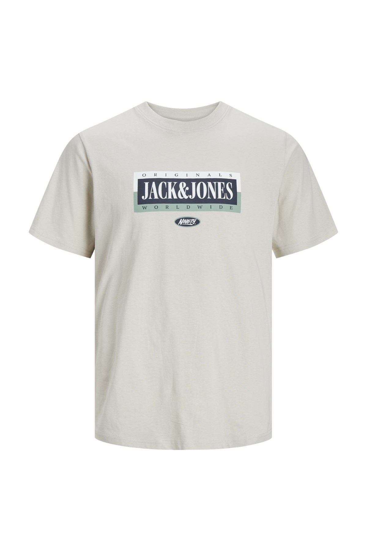 Jack & Jones Erkek Tişört 12250411 Krem