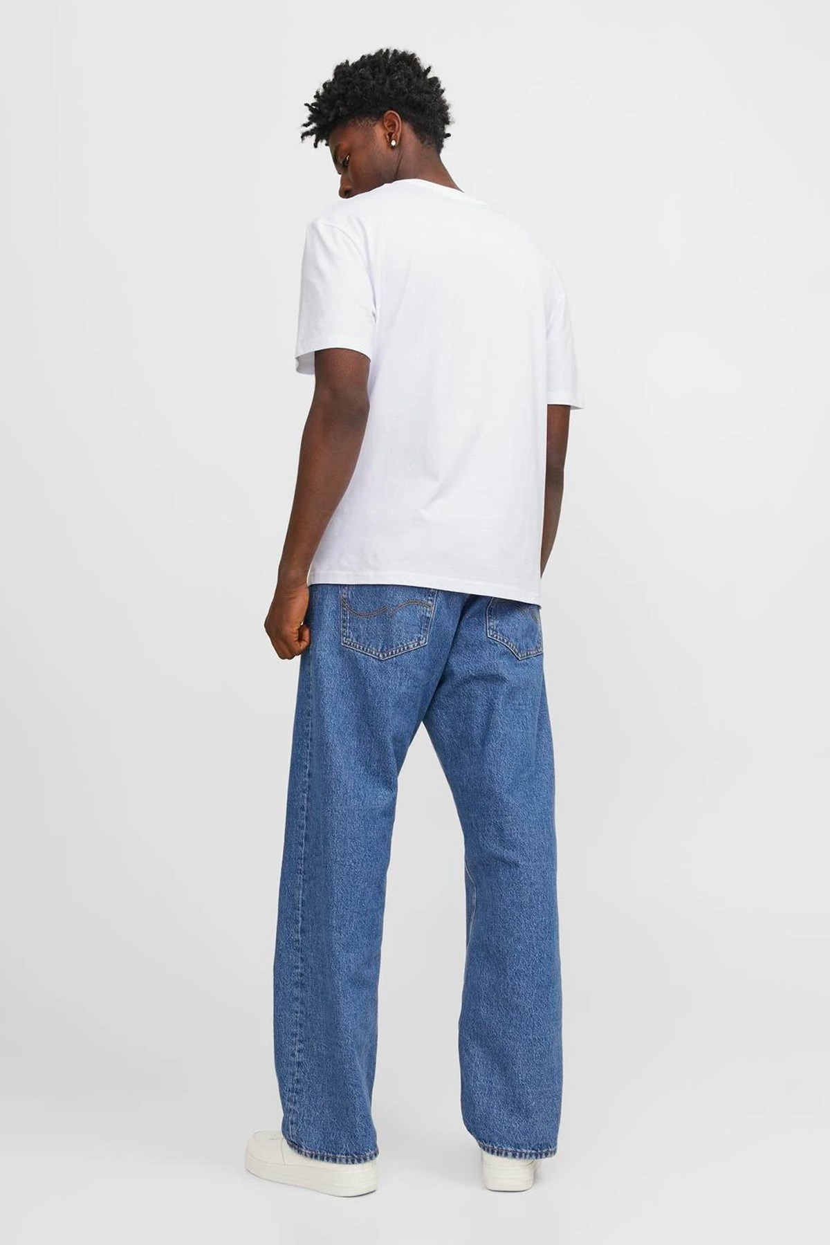 Jack & Jones Jorvesterbro Erkek Tişört 12250421 Beyaz
