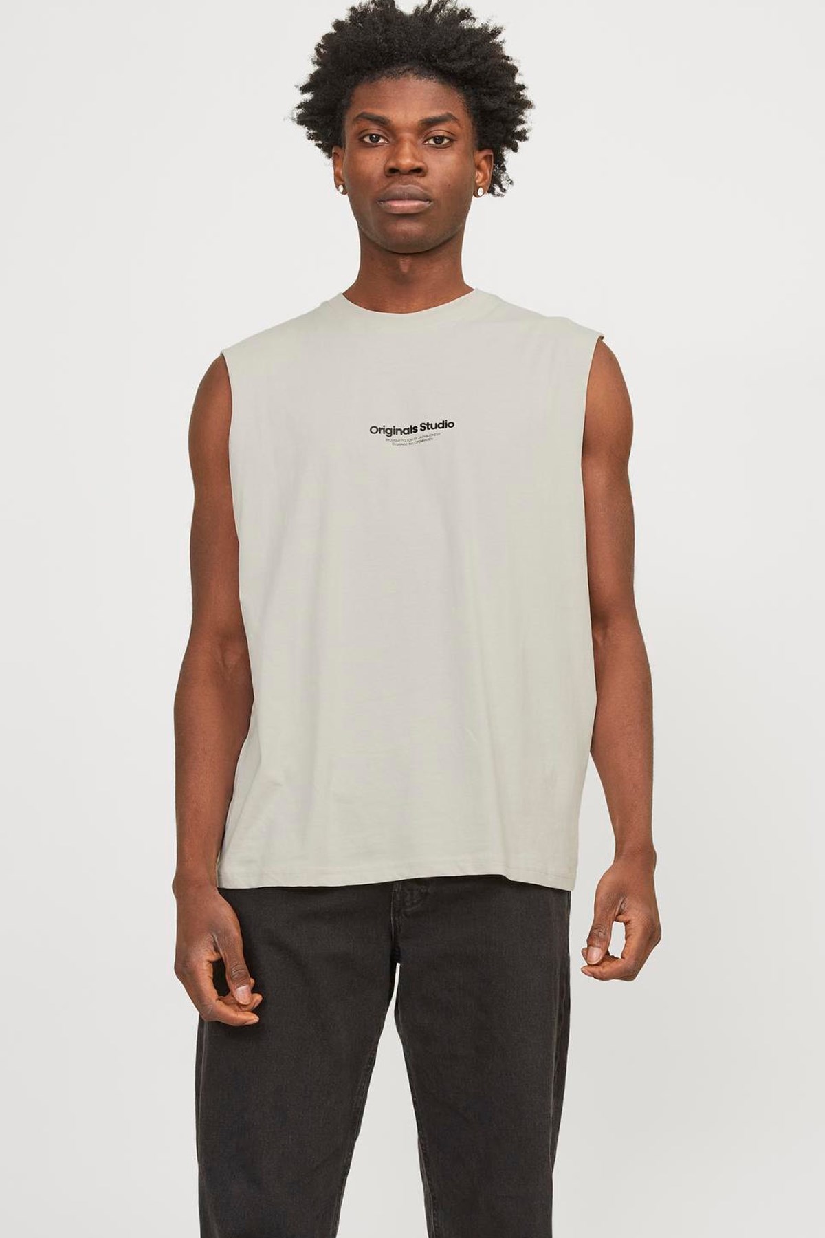 Jack & Jones Erkek Tişört 12250430 Bej