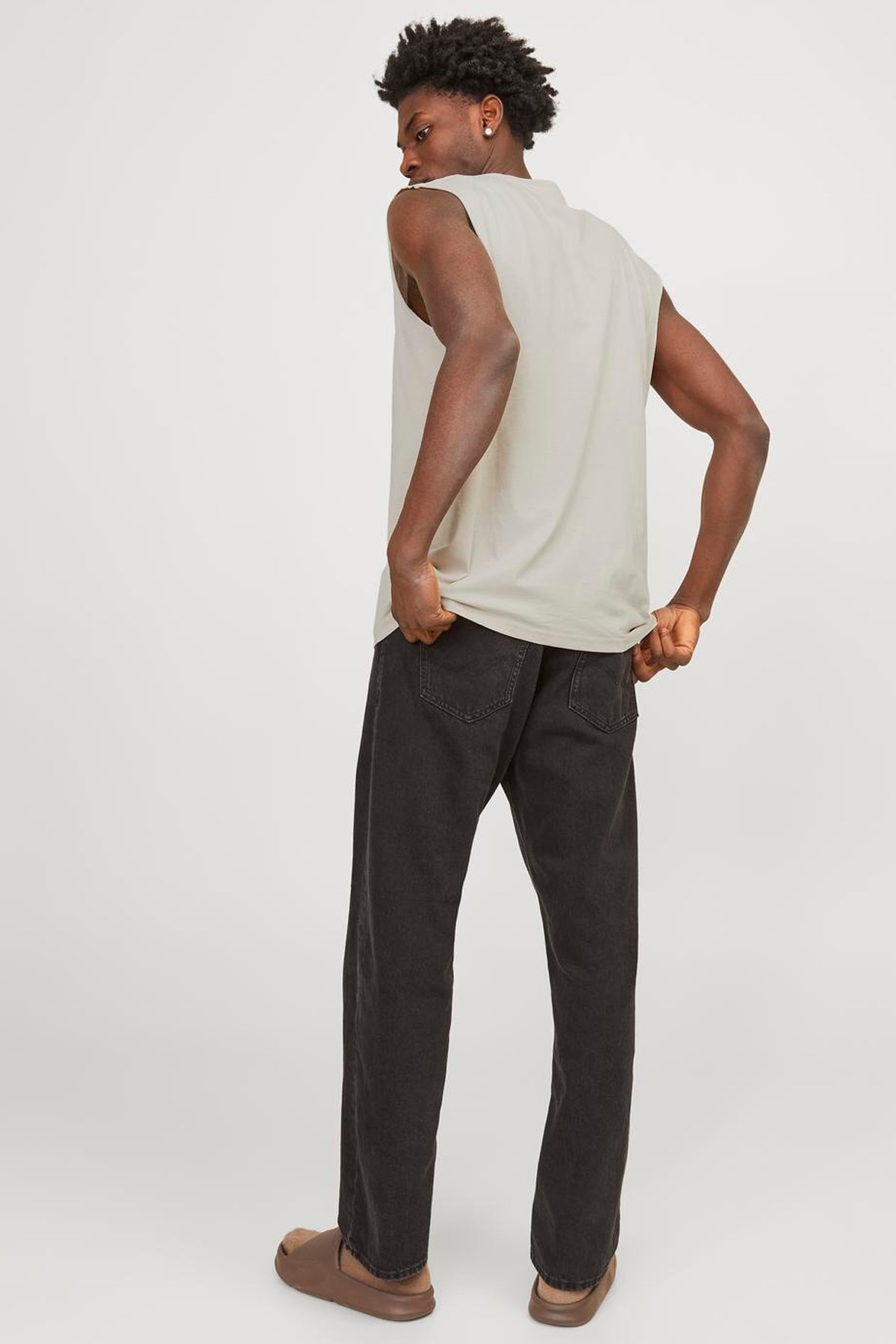 Jack & Jones Erkek Tişört 12250430 Bej