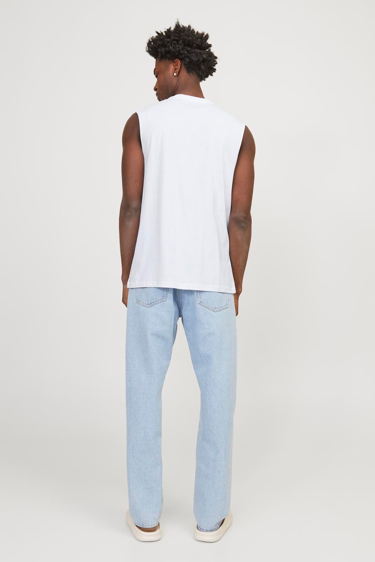 Jack & Jones Erkek Tişört 12250430 Beyaz
