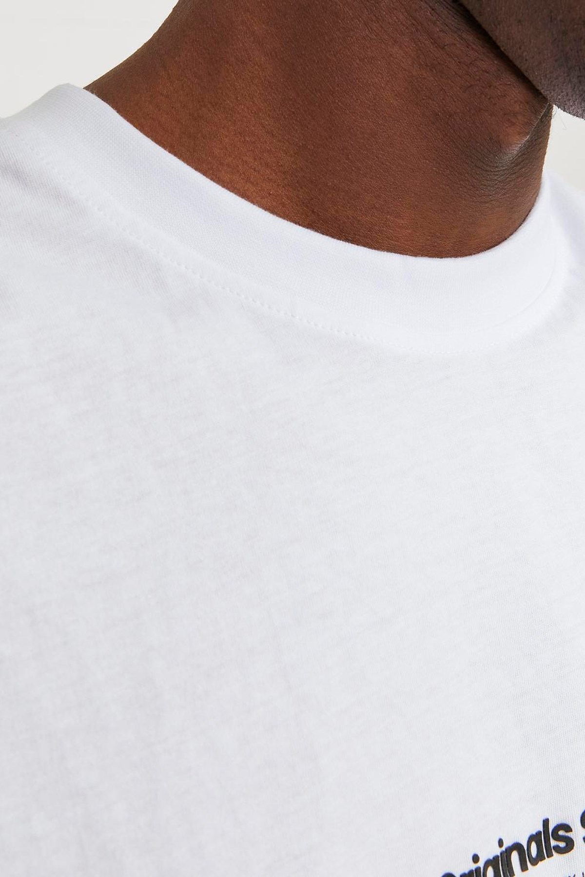Jack & Jones Erkek Tişört 12250430 Beyaz