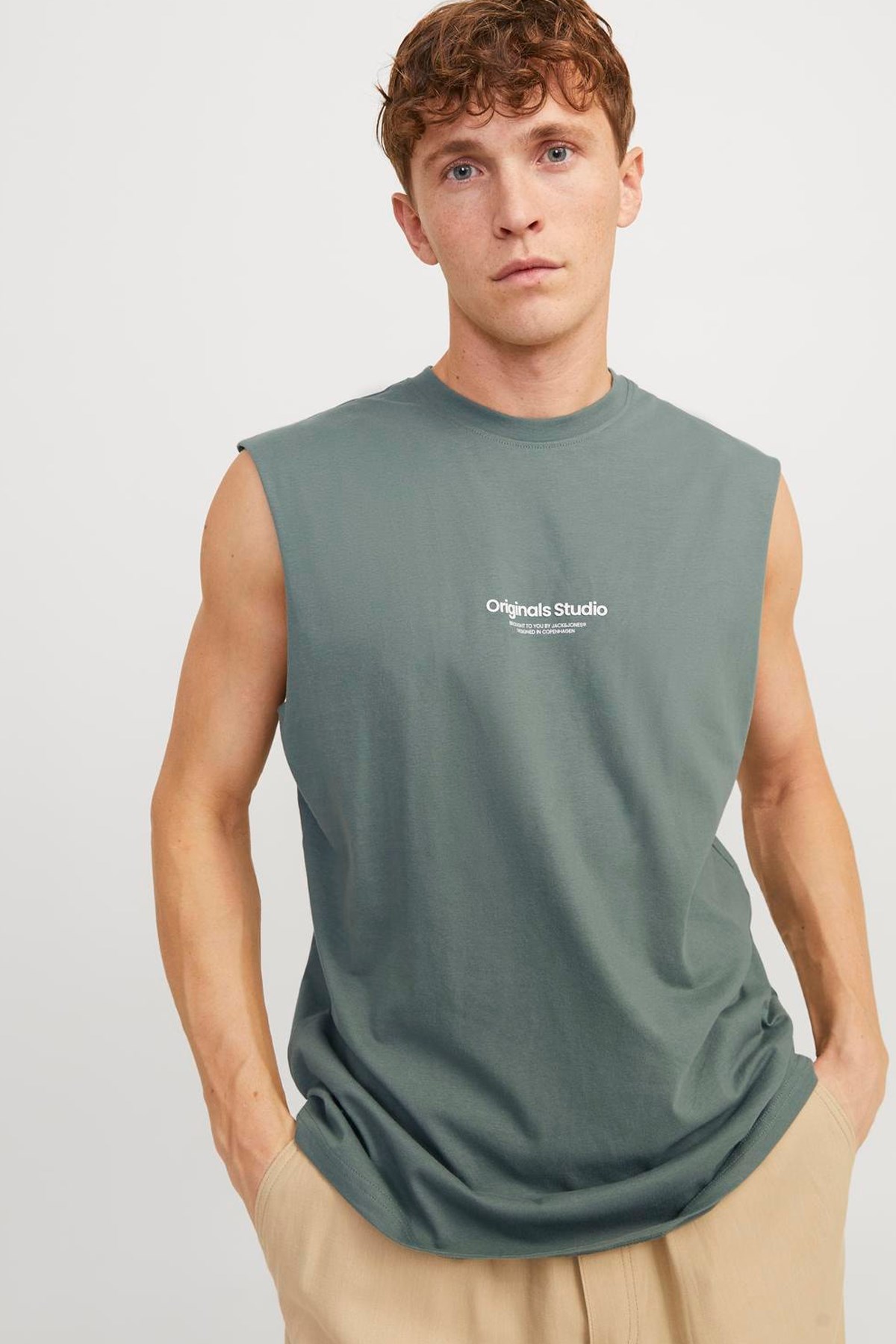 Jack & Jones Erkek Tişört 12250430 Yeşil