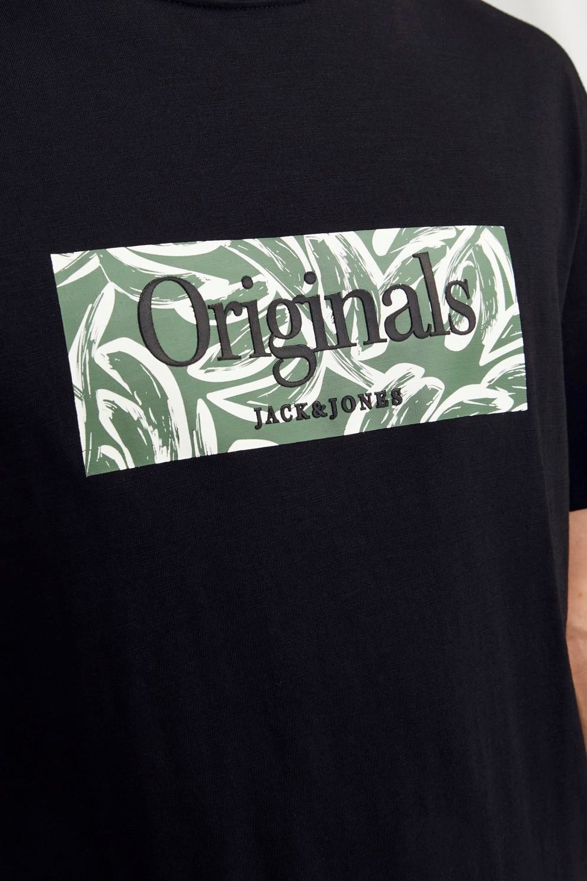 Jack & Jones Erkek Tişört 12250436 Siyah