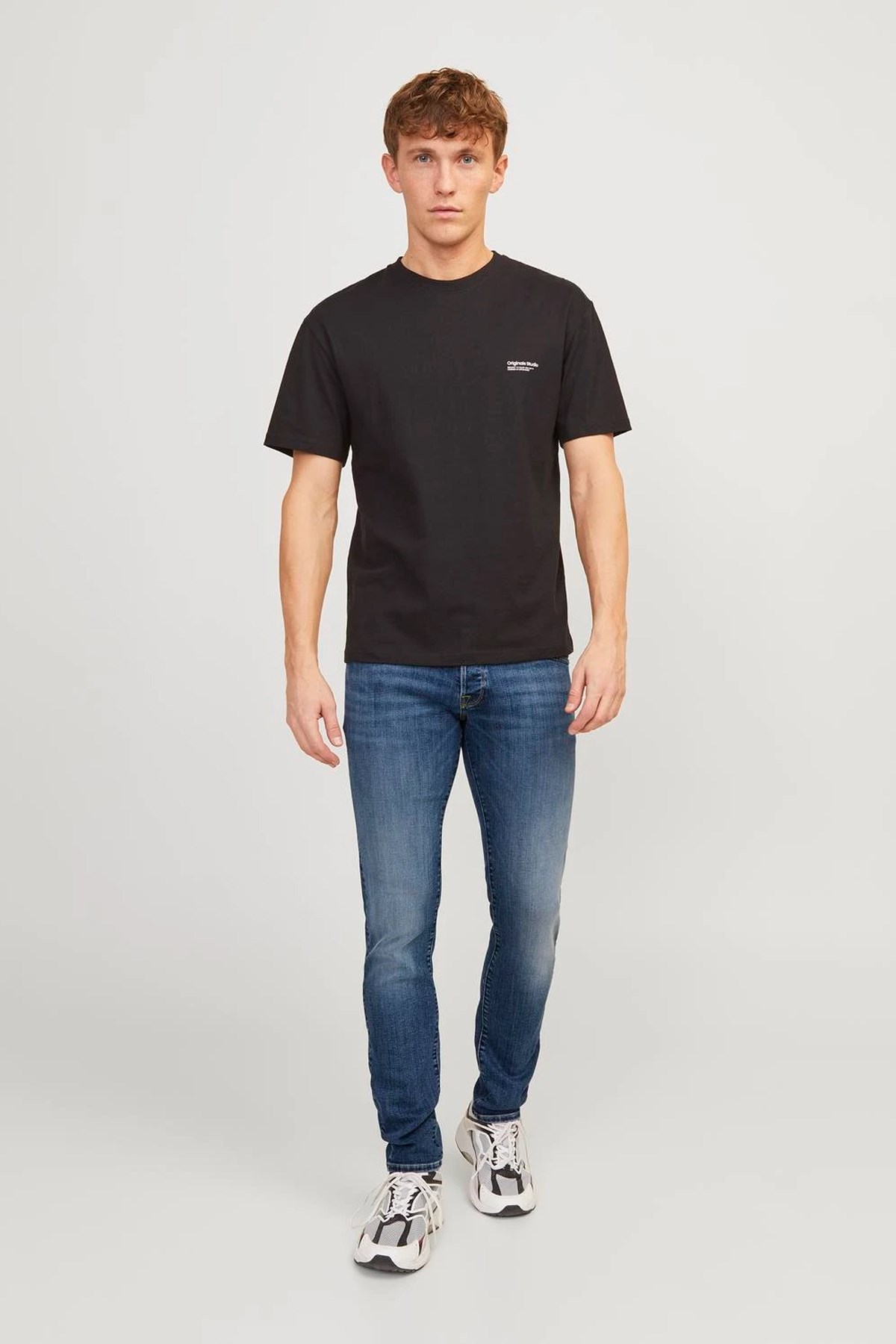 Jack & Jones Jjiglenn Jjfox Erkek Jean 12250486 Mavi