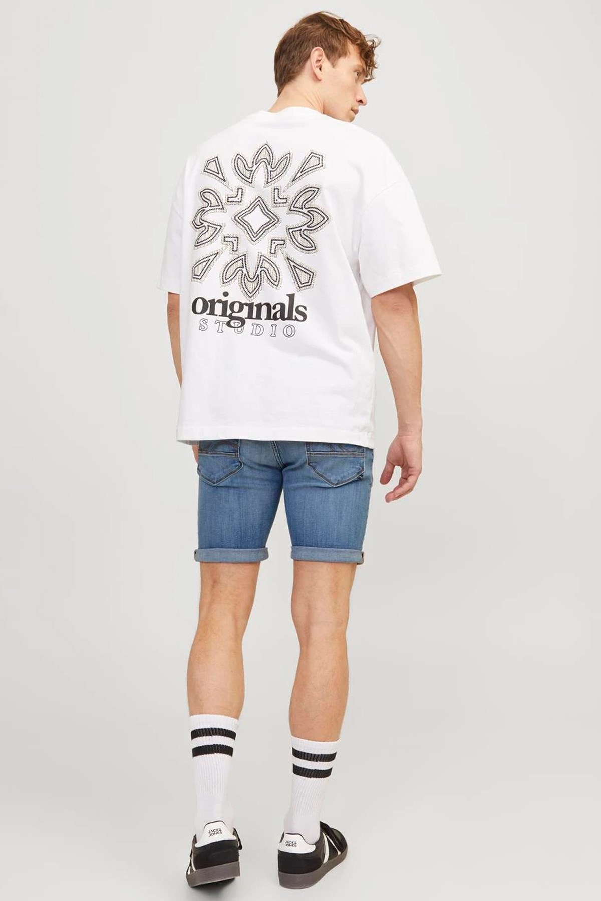 Jack & Jones Erkek Kot Şort 12250488 Mavi