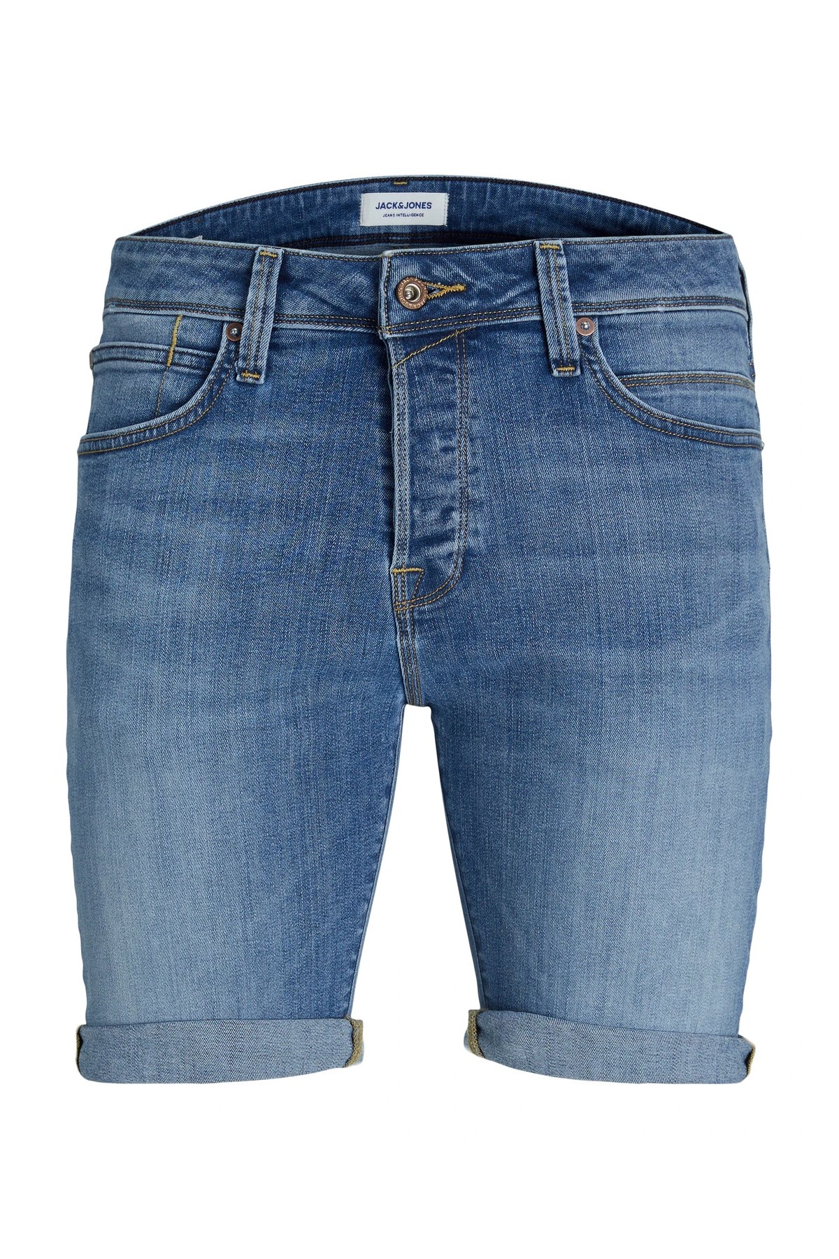 Jack & Jones Erkek Kot Şort 12250488 Mavi