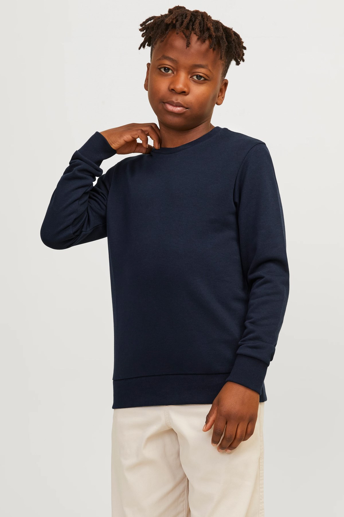 Jack & Jones Jjebradley Çocuk Sweatshirt 12250530 Lacivert