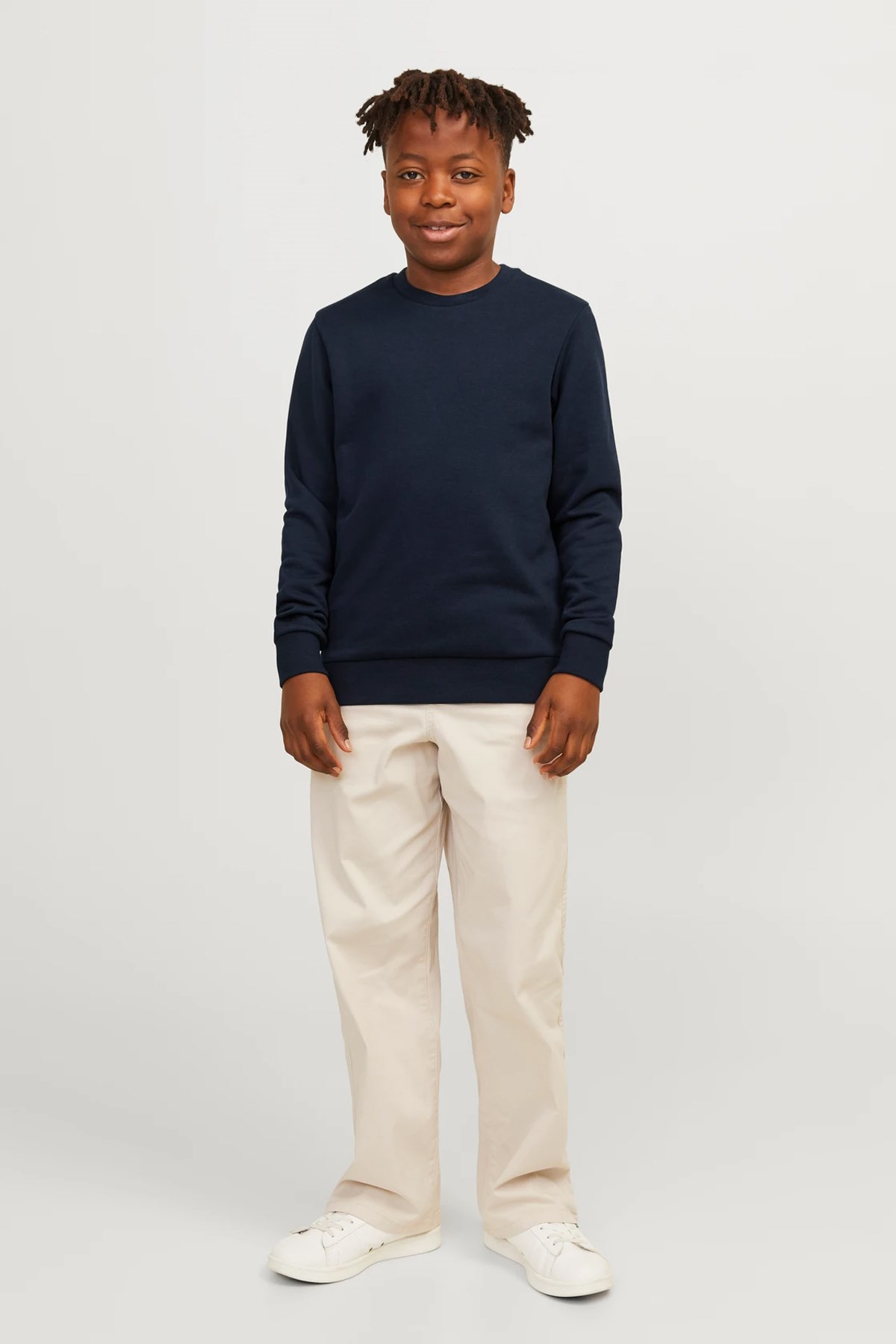 Jack & Jones Jjebradley Çocuk Sweatshirt 12250530 Lacivert