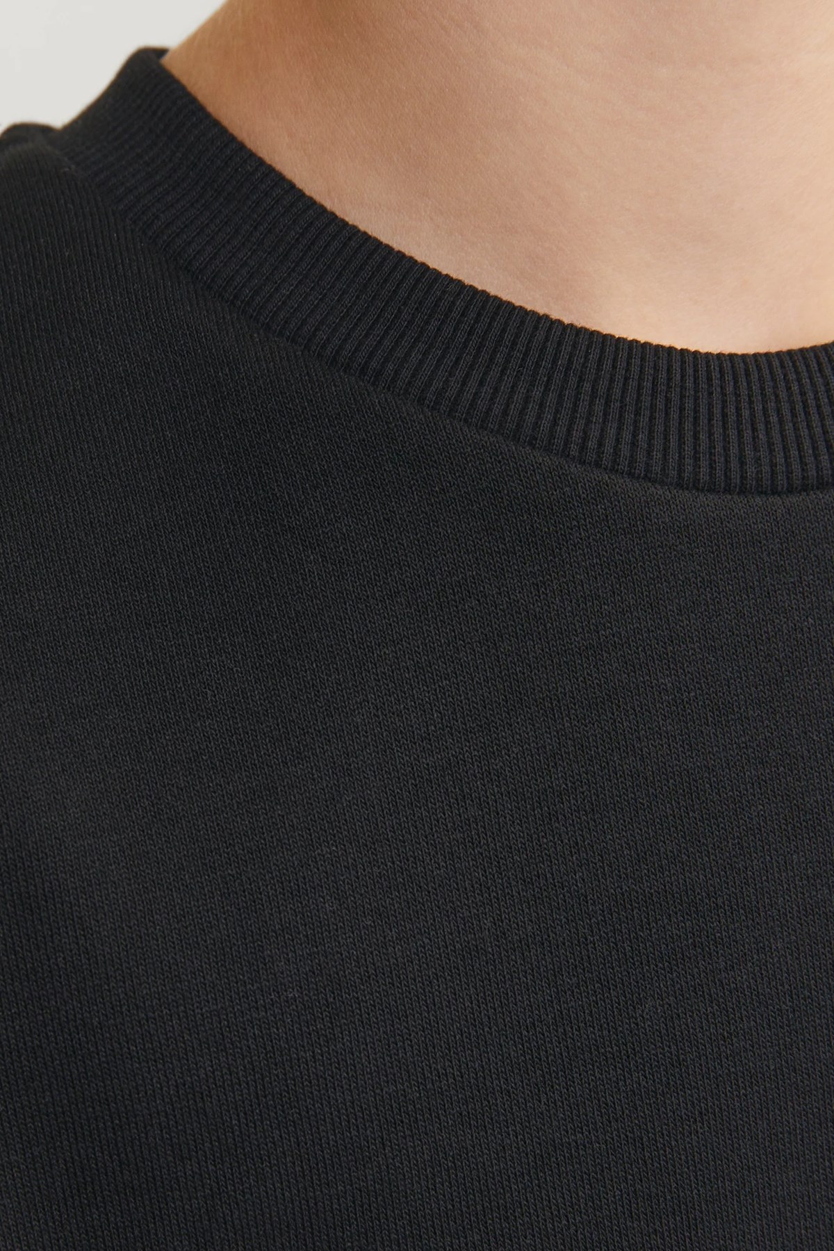 Jack & Jones Jjebradley Çocuk Sweatshirt 12250530 Siyah