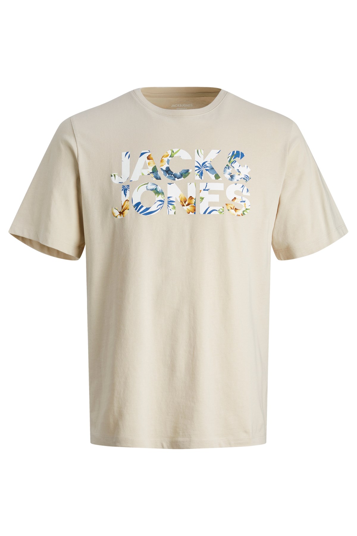 Jack & Jones Erkek Tişört 12250683 Krem