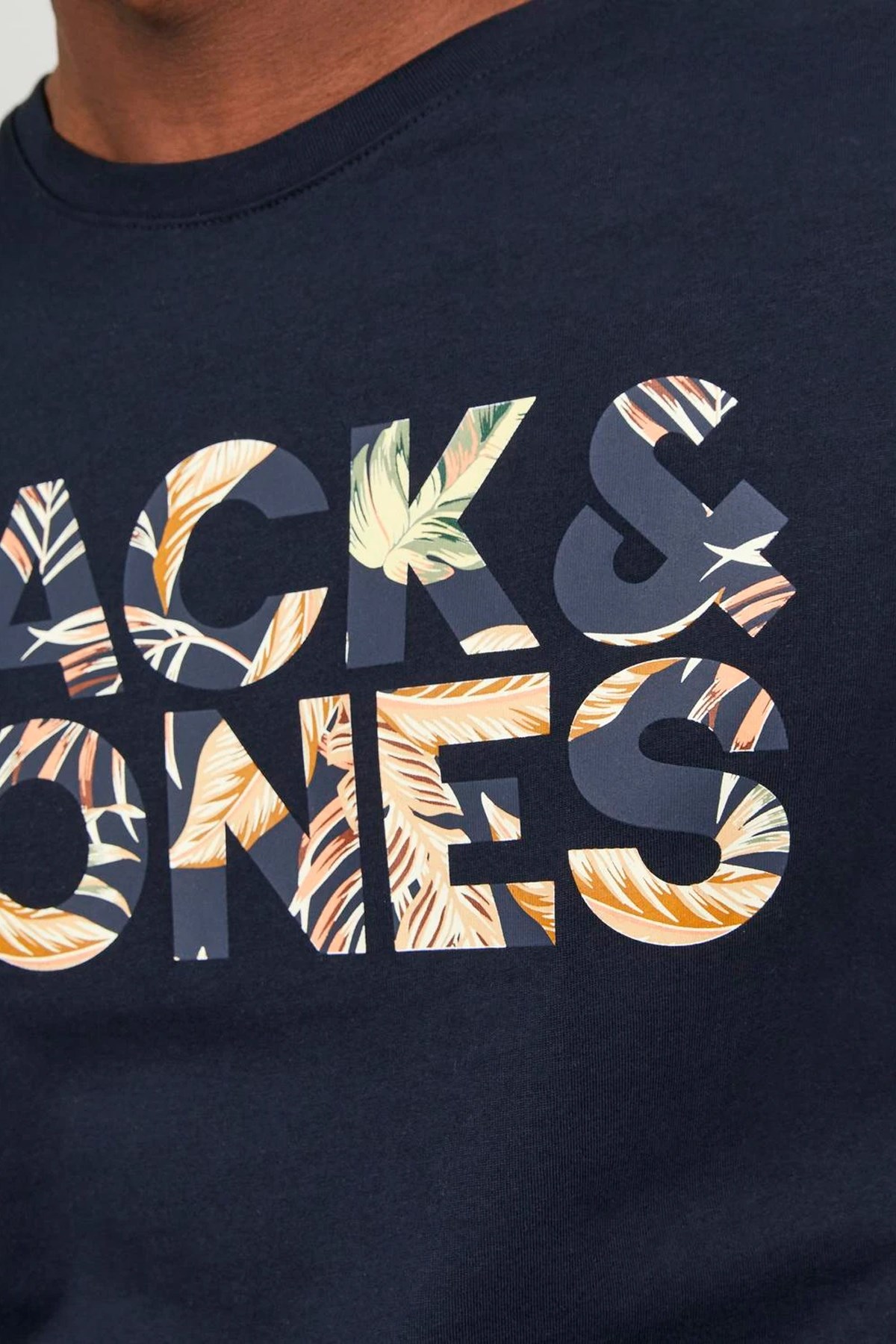 Jack & Jones Erkek Tişört 12250683 Lacivert