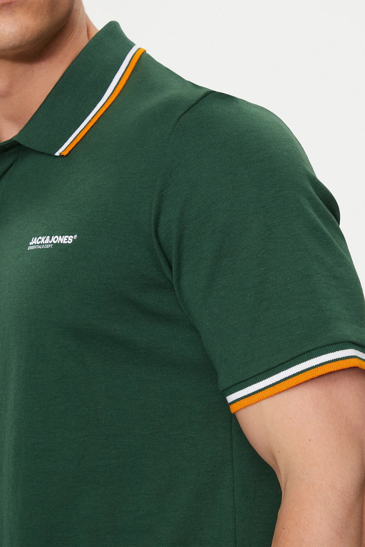Jack & Jones Erkek Polo Yaka Tişört 12250736 Yeşil