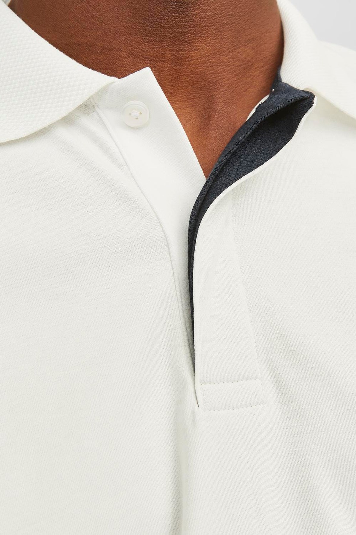 Jack & Jones Erkek Polo Yaka Tişört 12251180 Beyaz